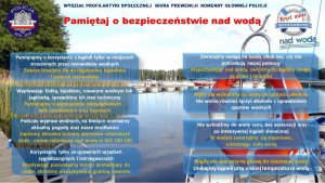 wskazówki o bezpieczeństwie nad wodą