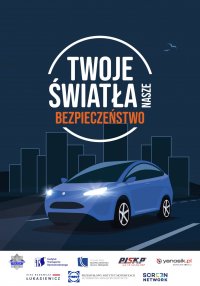 baner &quot;Twoje światła - Twoje bezpieczeństwo&quot;