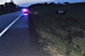 policjanci pracowali na miejscu wypadku