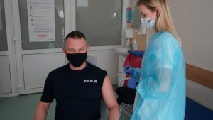 szczepienie policjantów