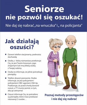 plakat nie daj się oszukać