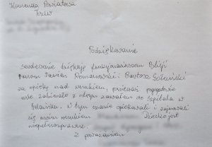 Tczewianka dziękuje za pomoc policjantom