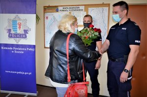 Tczewianka dziękuje za pomoc policjantom