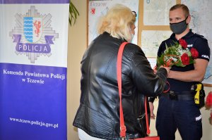Tczewianka dziękuje za pomoc policjantom