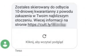 treść sms - OSZUSTWO