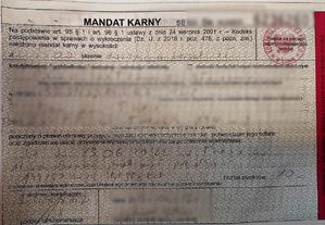 zdjęcie mandatu